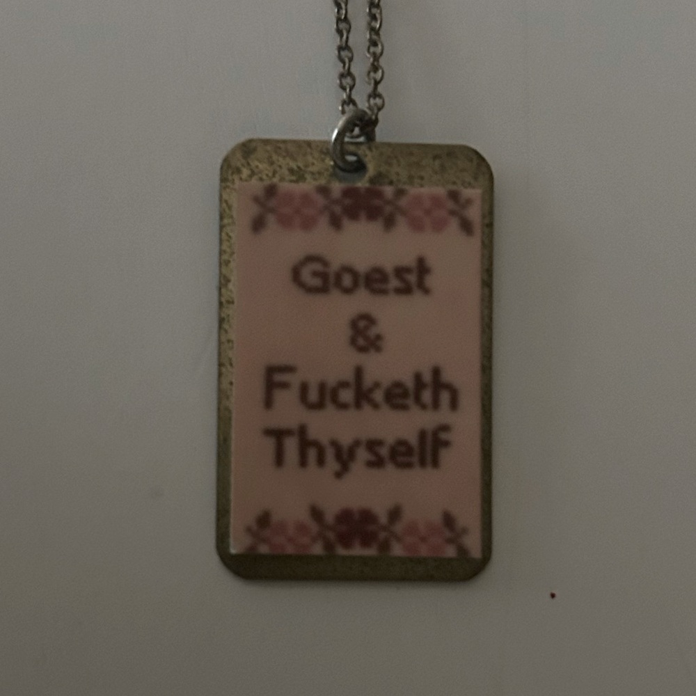 Profanity Ladylike Necklace